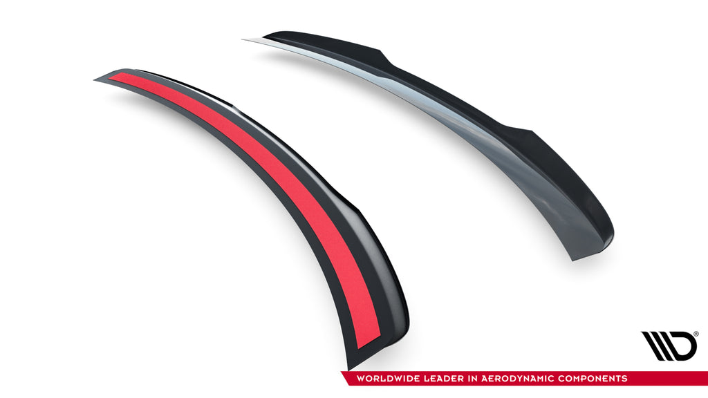 Maxton Design Spoiler CAP passend für Ford Mustang Dark Horse Mk7 schwarz Hochglanz