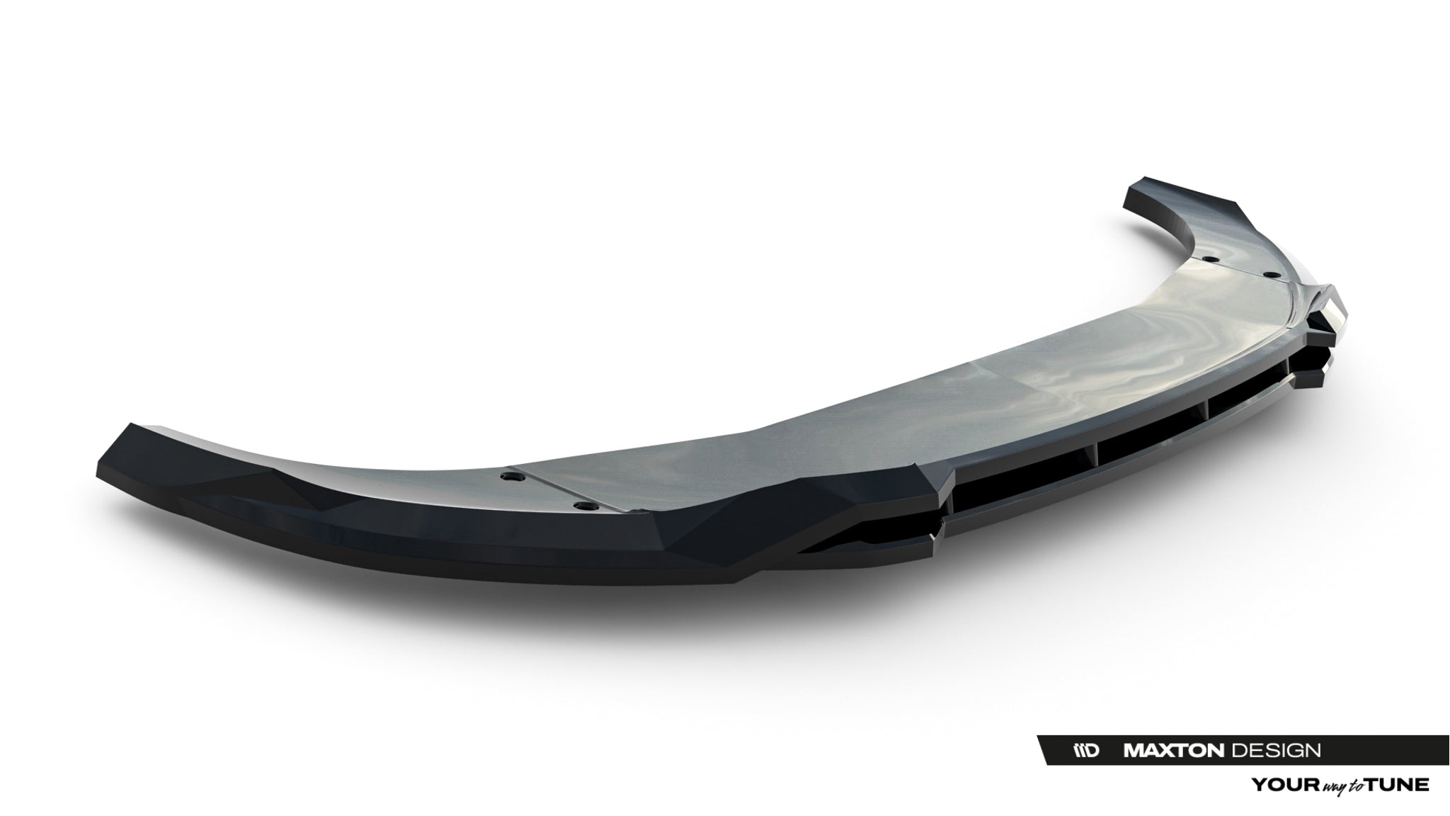 Maxton Design Street+ Spoilerlippe Front Ansatz V.2 passend für Cupra Terramar Mk1 schwarz Hochglanz