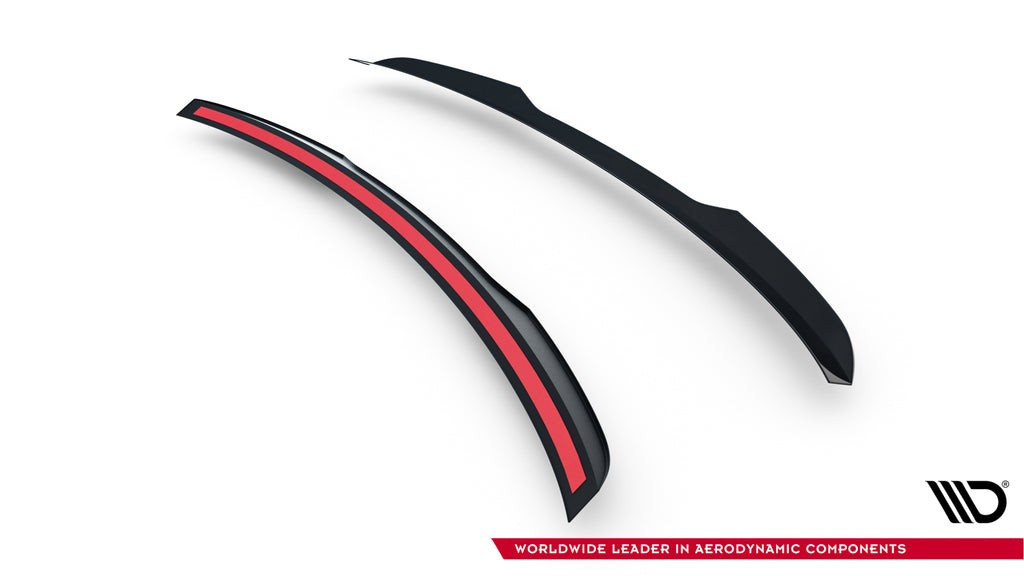 Maxton Design Niedriger Spoiler CAP passend für MG HS Mk2 schwarz Hochglanz