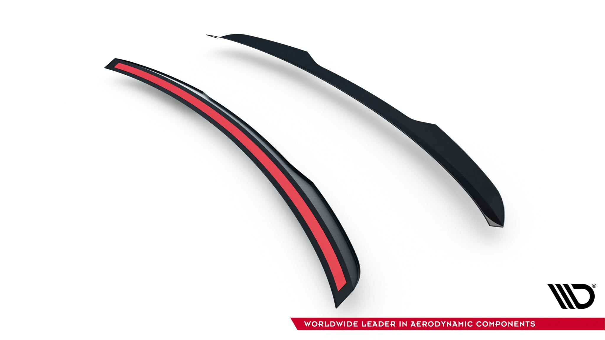 Maxton Design Niedriger Spoiler CAP passend für MG HS Mk2 schwarz Hochglanz
