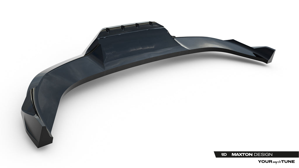 Maxton Design Street+ Mittlerer Diffusor RACE passend für V.3 Cupra Terramar Mk1 (mit AHK) schwarz Hochglanz