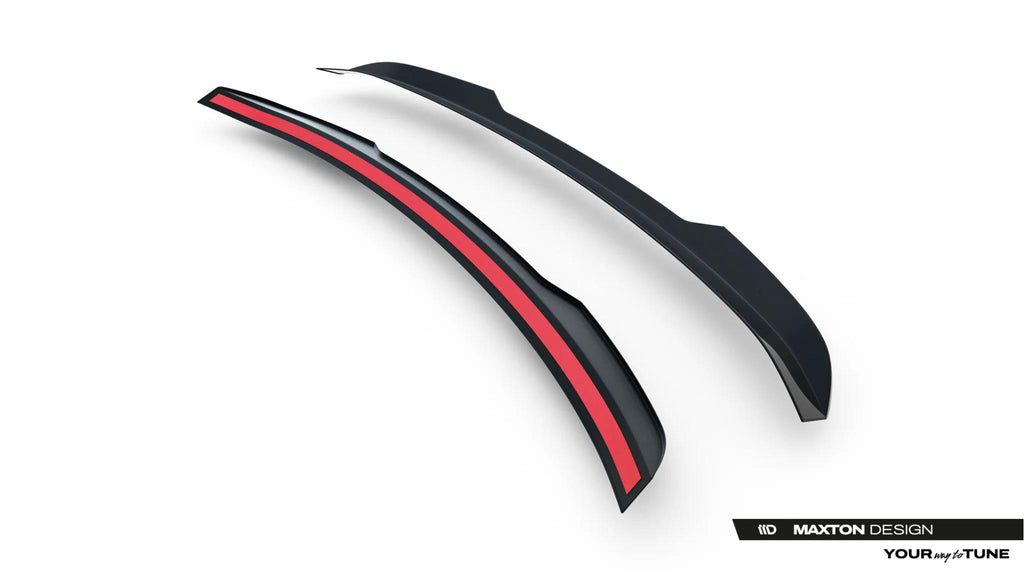 Maxton Design Niedriger Heckspoiler Lippe Alfa Romeo Junior Mk1 Schwarz Hochglanz