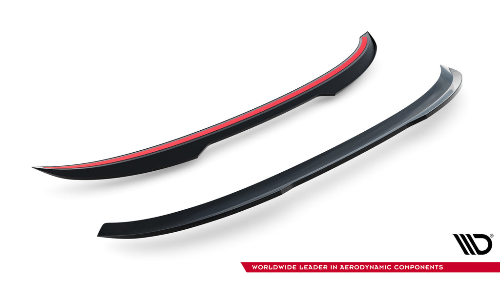 Maxton Design Spoiler CAP passend für BMW 4er Cabrio F33 schwarz Hochglanz
