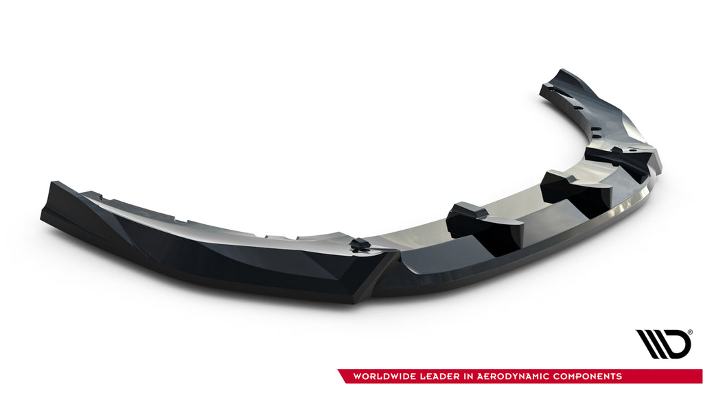Maxton Design Street+ Spoilerlippe Front Ansatz passend für MG HS Mk1 Facelift schwarz Hochglanz
