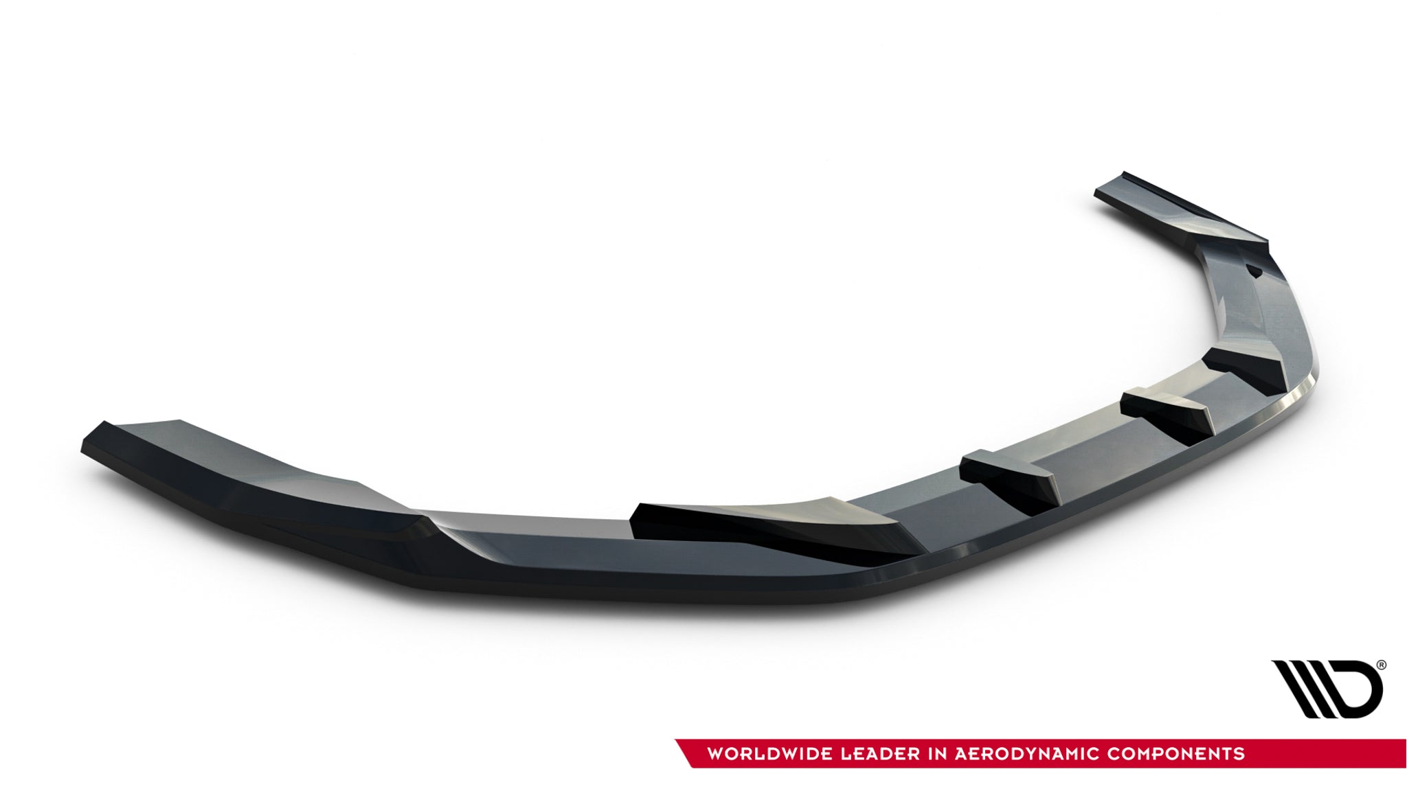 Maxton Design Street+ Spoilerlippe Front Ansatz V.1 passend für Audi RS3 Sportback 8Y Facelift schwarz Hochglanz