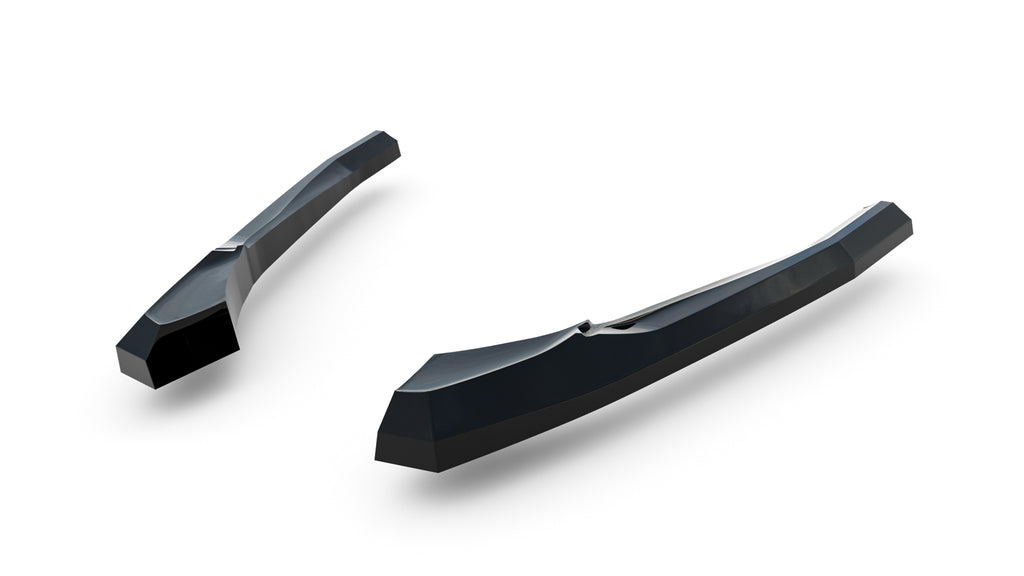 Maxton Design Heck Ansatz Flaps Diffusor für Ford Explorer ST Mk6 [2019-2024] | Schwarz Hochglanz | ABS-Kunststoff