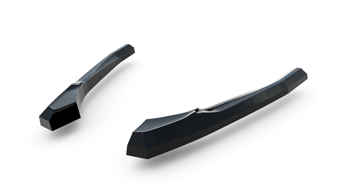 Maxton Design Heck Ansatz Flaps Diffusor für Ford Explorer ST Mk6 [2019-2024] | Schwarz Hochglanz | ABS-Kunststoff