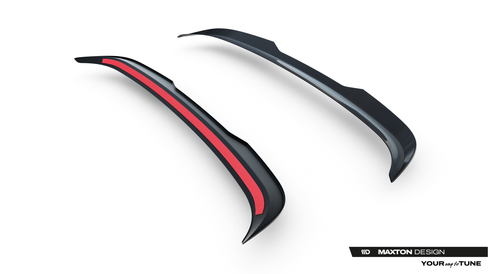 Maxton Design Spoiler CAP passend für Opel Corsa F Facelift (Mk6 Facelift) schwarz Hochglanz