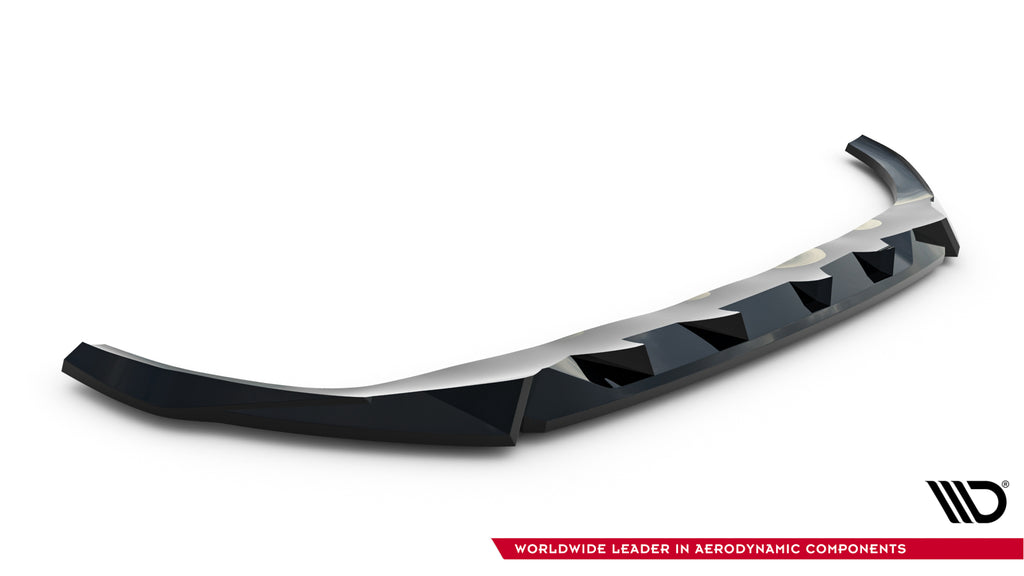 Maxton Design Street+ Spoilerlippe Front Ansatz passend für Kia EV6 Mk1 schwarz Hochglanz