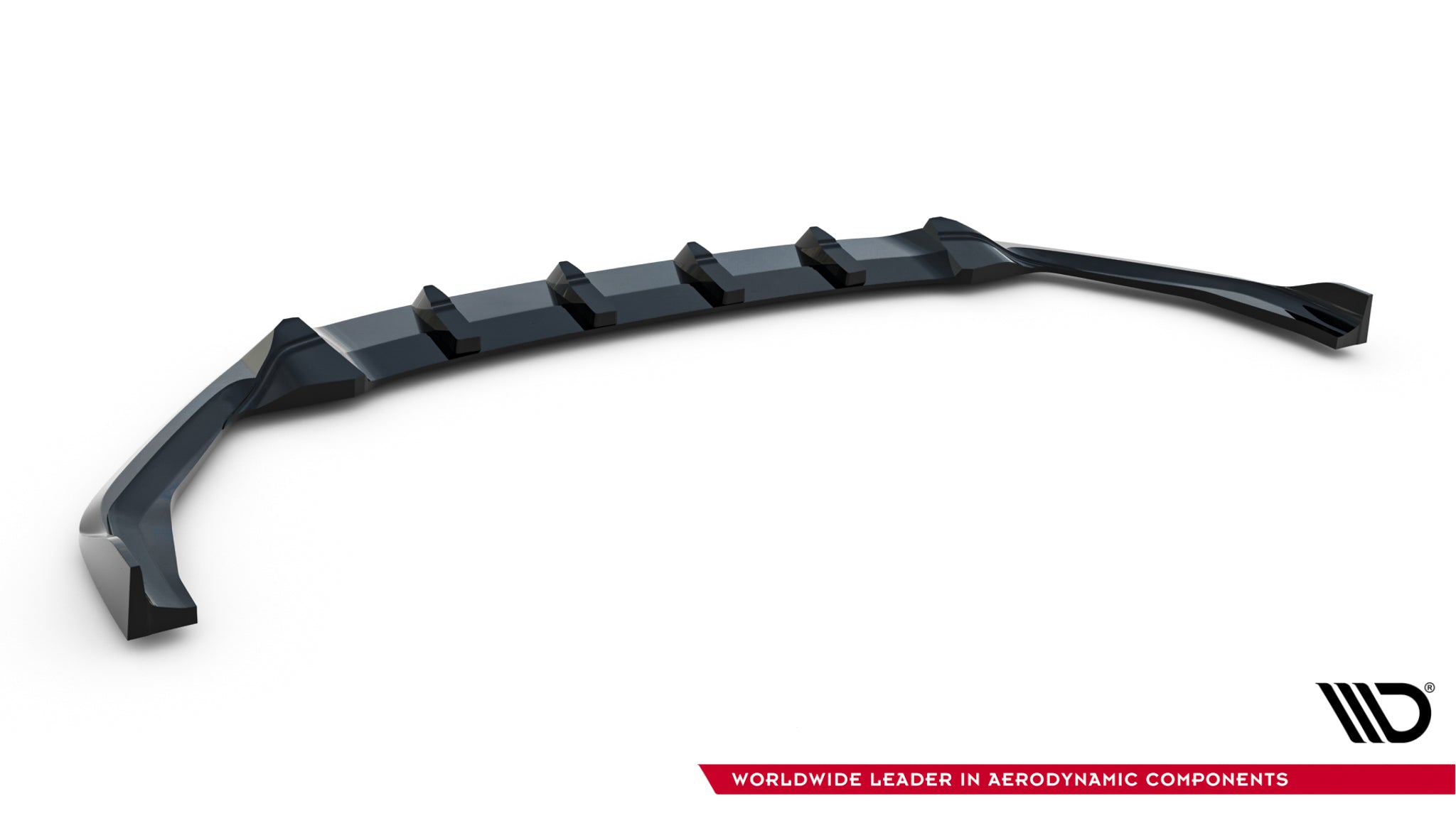 Maxton Design Street+ Spoilerlippe Front Ansatz V.5 passend für Skoda Octavia RS Mk4 schwarz Hochglanz