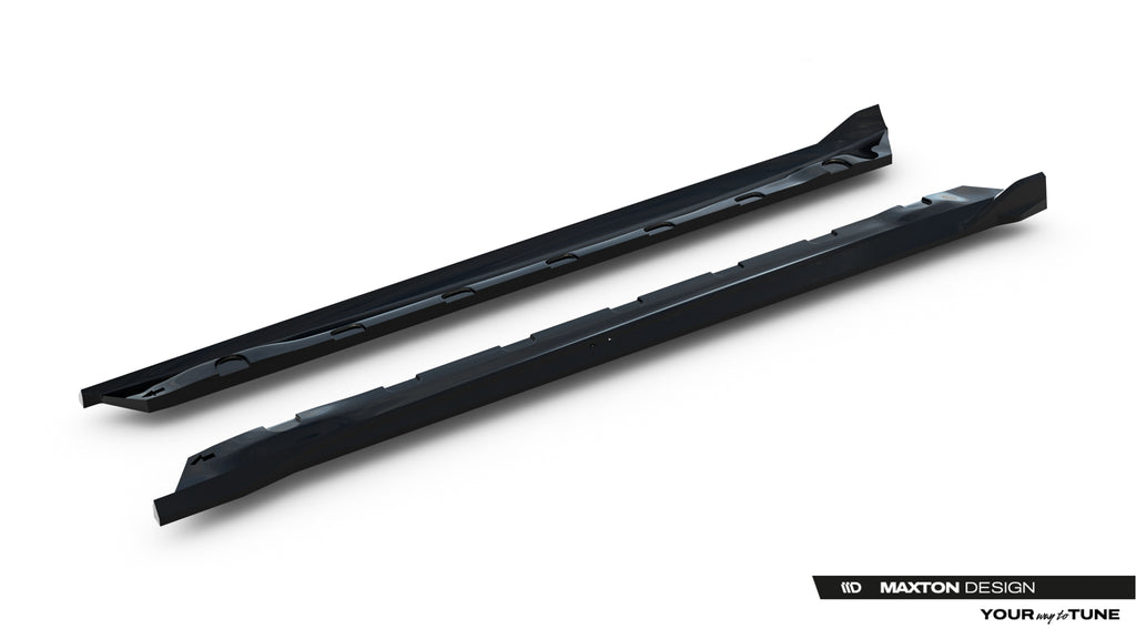 Maxton Design Street+ Seitenschweller Leisten passend für MG 3 Mk1 schwarz Hochglanz