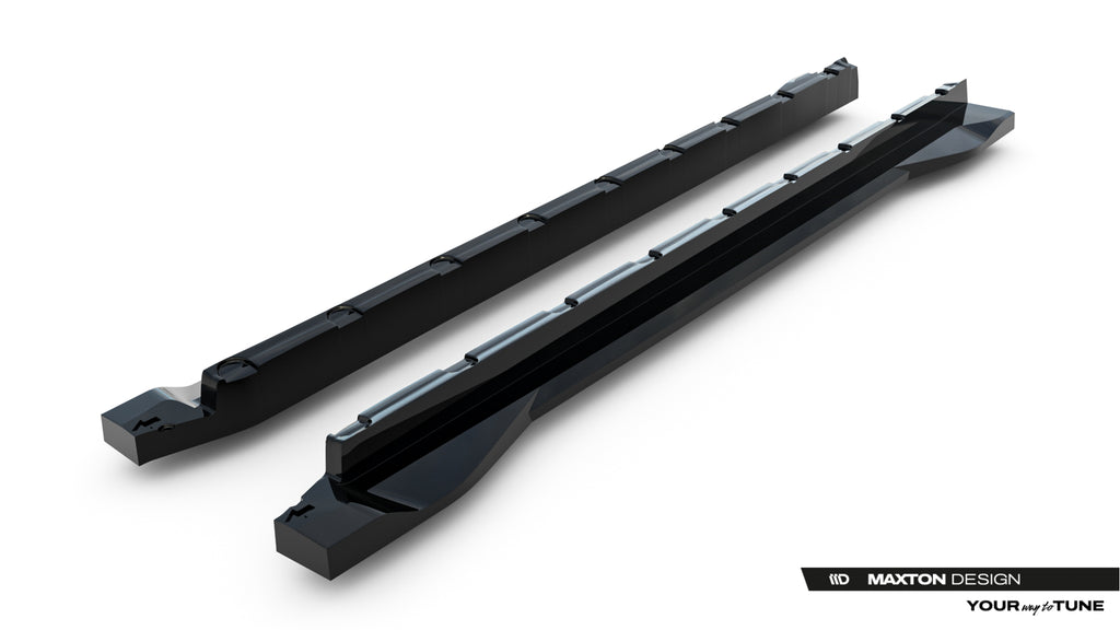 Maxton Design Street+ Seitenschweller Leisten passend für BYD Seal U Mk1 schwarz Hochglanz