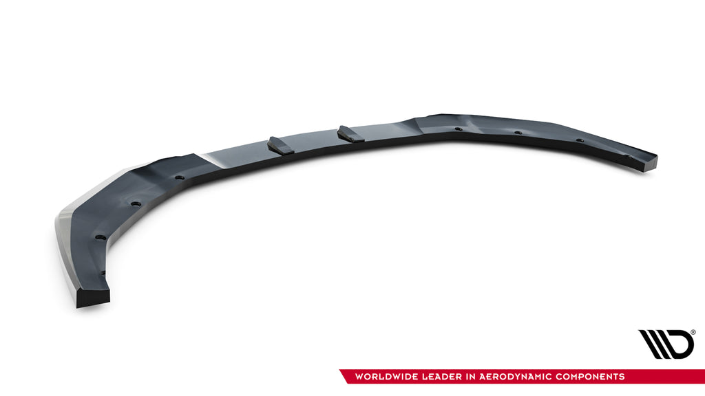 Maxton Design Street+ Spoilerlippe Front Ansatz V.2 passend für Ford Mustang Dark Horse Mk7 schwarz Hochglanz