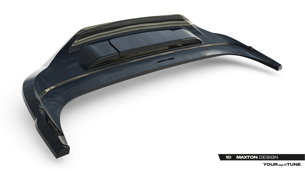 Maxton Design Street+ Mittlerer Diffusor RACE passend für VW Tiguan R-Line Mk3 schwarz Hochglanz
