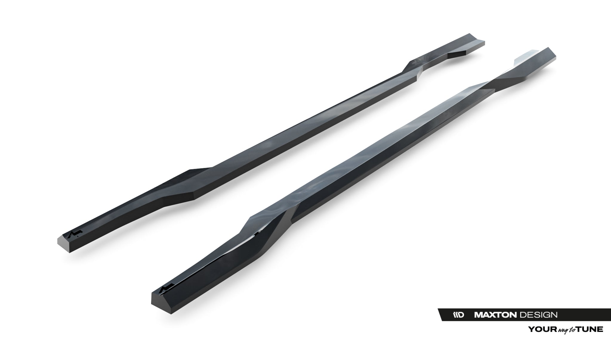 Maxton Design Street+ Seitenschweller Leisten passend für BYD Sealion 7 Mk1 schwarz Hochglanz
