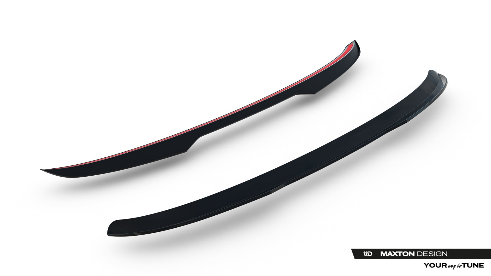 Maxton Design Spoiler CAP passend für Jaecoo 7 Mk1 schwarz Hochglanz