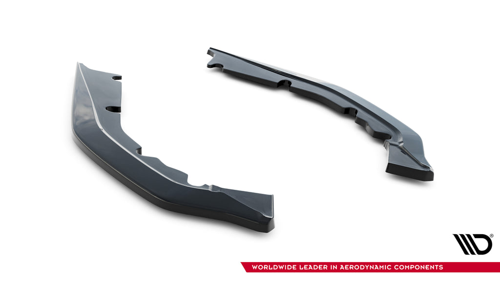Maxton Design Heck Ansatz Flaps Diffusor V.2 passend für BMW M4 G82 / G82 Facelift schwarz Hochglanz