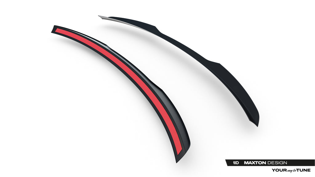 Maxton Design Niedriger Spoiler CAP passend für BYD Seal U Mk1 schwarz Hochglanz