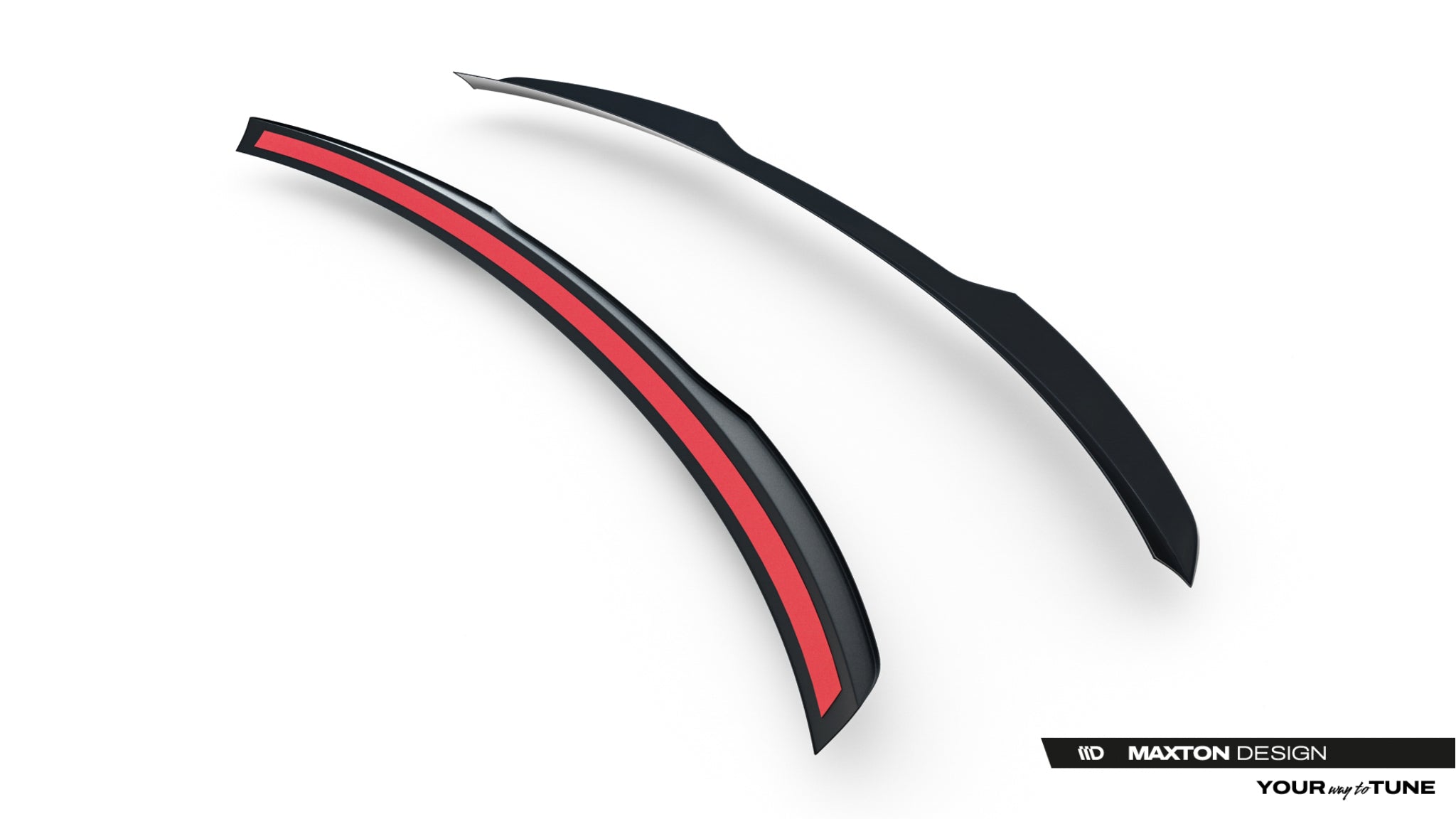 Maxton Design Niedriger Spoiler CAP passend für BYD Seal U Mk1 schwarz Hochglanz