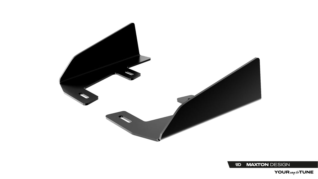 Maxton Design Hintere Seiten Flaps passend für Cupra Leon ST Mk1 Facelift schwarz Hochglanz