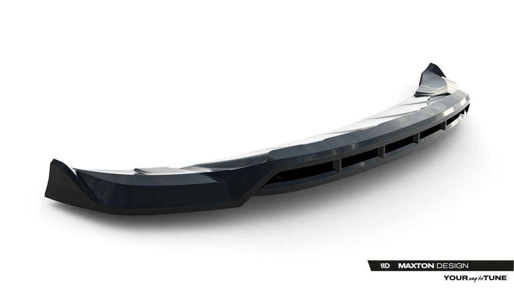 Maxton Design Street+ Spoilerlippe Front Ansatz passend für Land Rover Range Rover Sport Mk2 Facelift schwarz Hochglanz