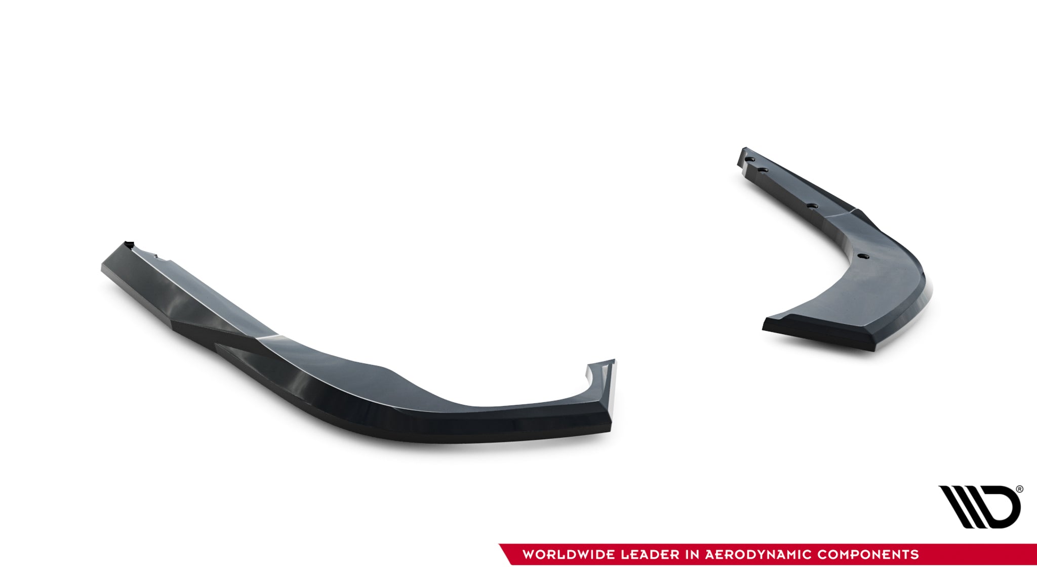 Maxton Design Heck Ansatz Flaps Diffusor V.1 passend für Skoda Superb Sportline Mk4 schwarz Hochglanz