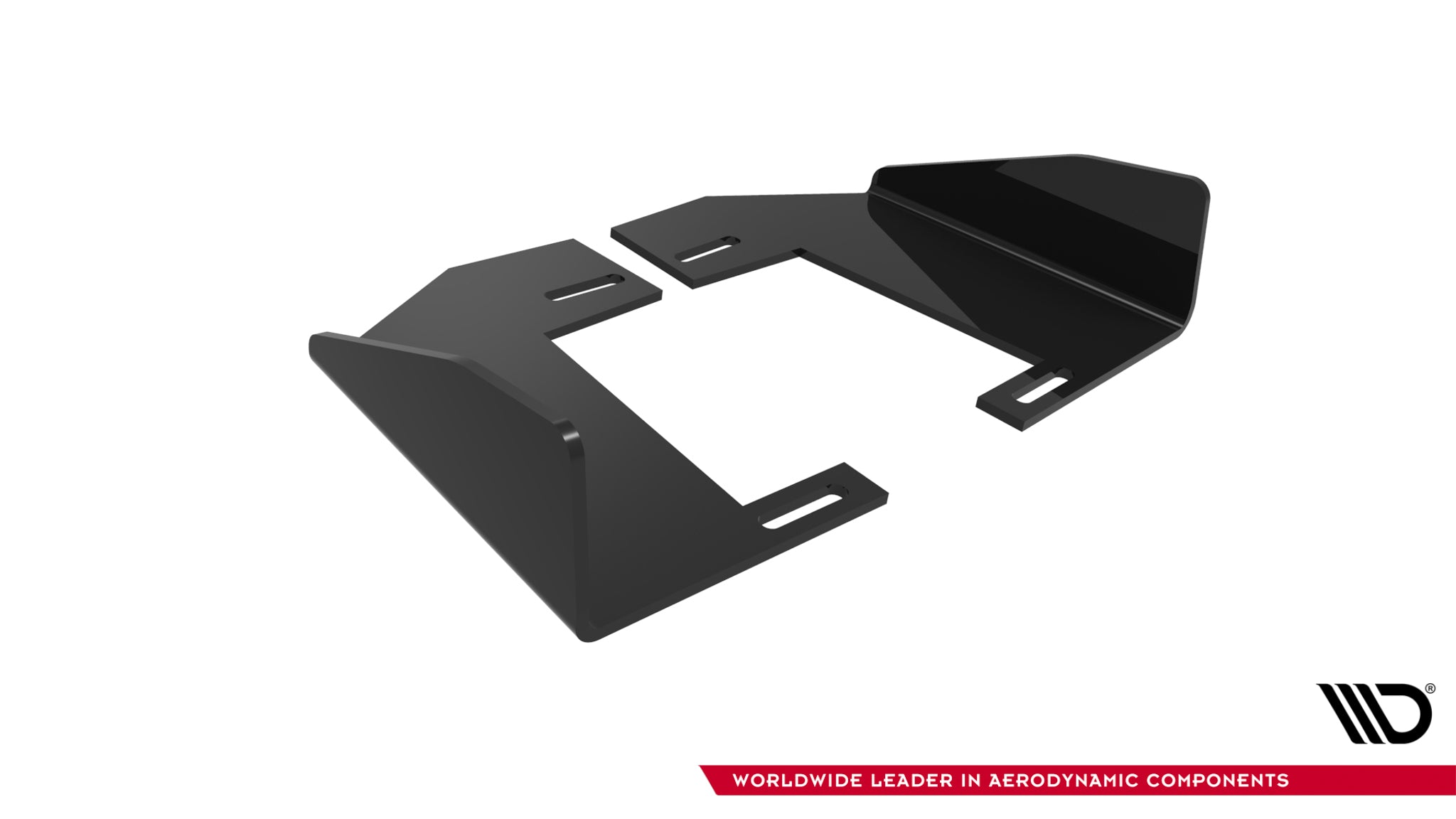 Maxton Design Hintere Seiten Flaps V.1 passend für BMW M135i F70 schwarz Hochglanz