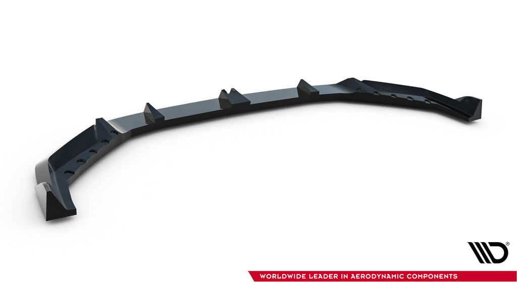 Maxton Design Street+ Spoilerlippe Front Ansatz V.2 passend für BMW M5 Limousine / Touring G90 schwarz Hochglanz