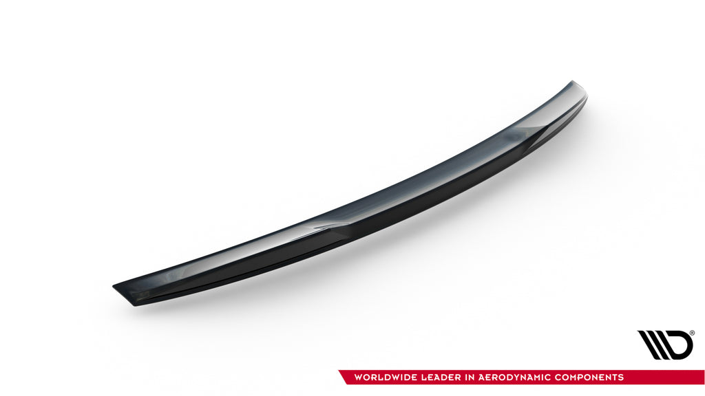 Maxton Design Spoiler CAP 3D passend für Mercedes-AMG C 43 / AMG-Line Limousine W206 schwarz Hochglanz