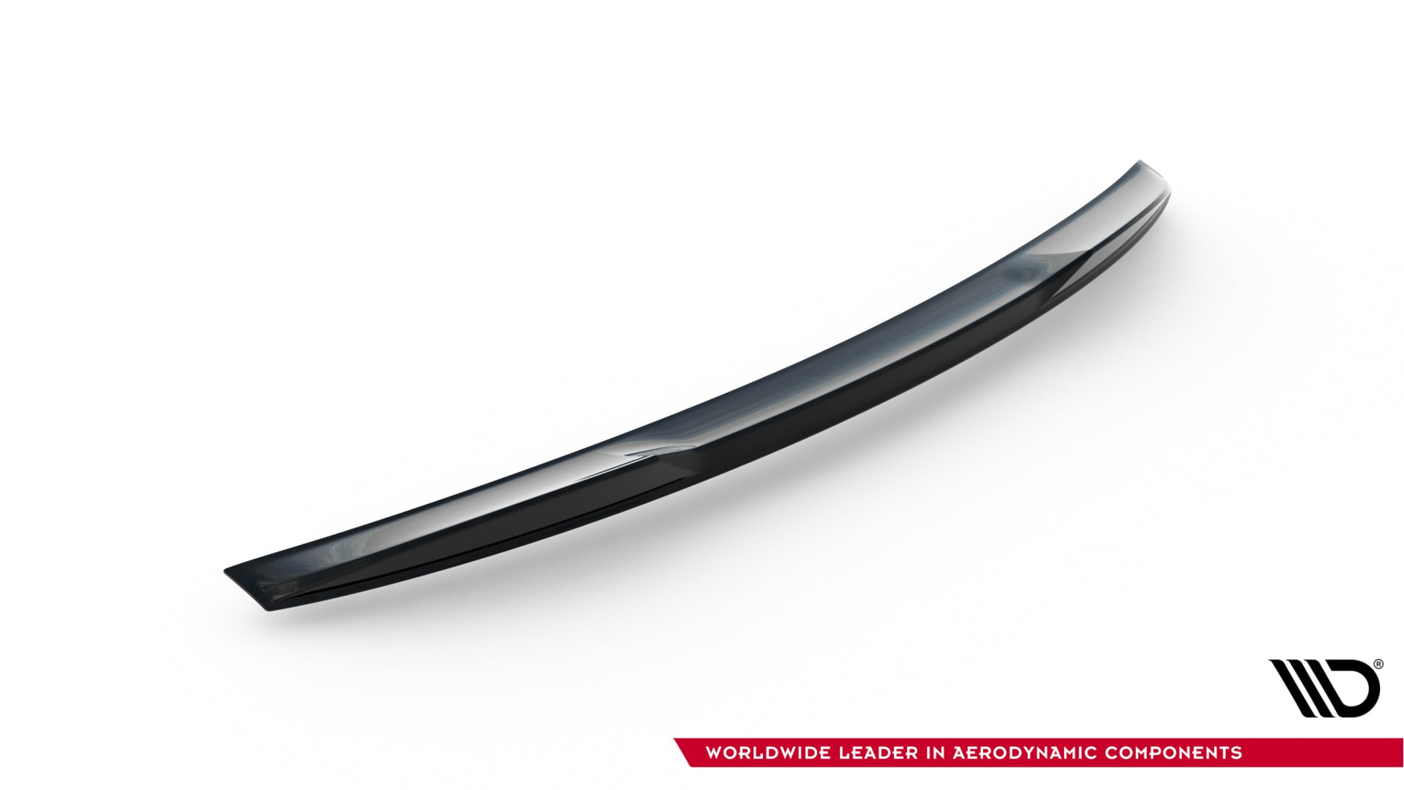 Maxton Design Spoiler CAP 3D passend für Mercedes-AMG C 43 / AMG-Line Limousine W206 schwarz Hochglanz