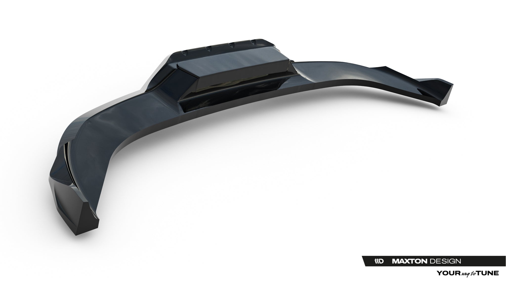 Maxton Design Street+ Mittlerer Diffusor RACE passend für V.1 Cupra Terramar Mk1 (Version ohne Anhängerkupplung) schwarz Hochglanz