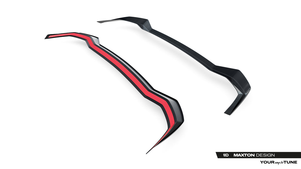 Maxton Design Höher Spoiler CAP passend für BYD Sealion 7 Mk1 schwarz Hochglanz