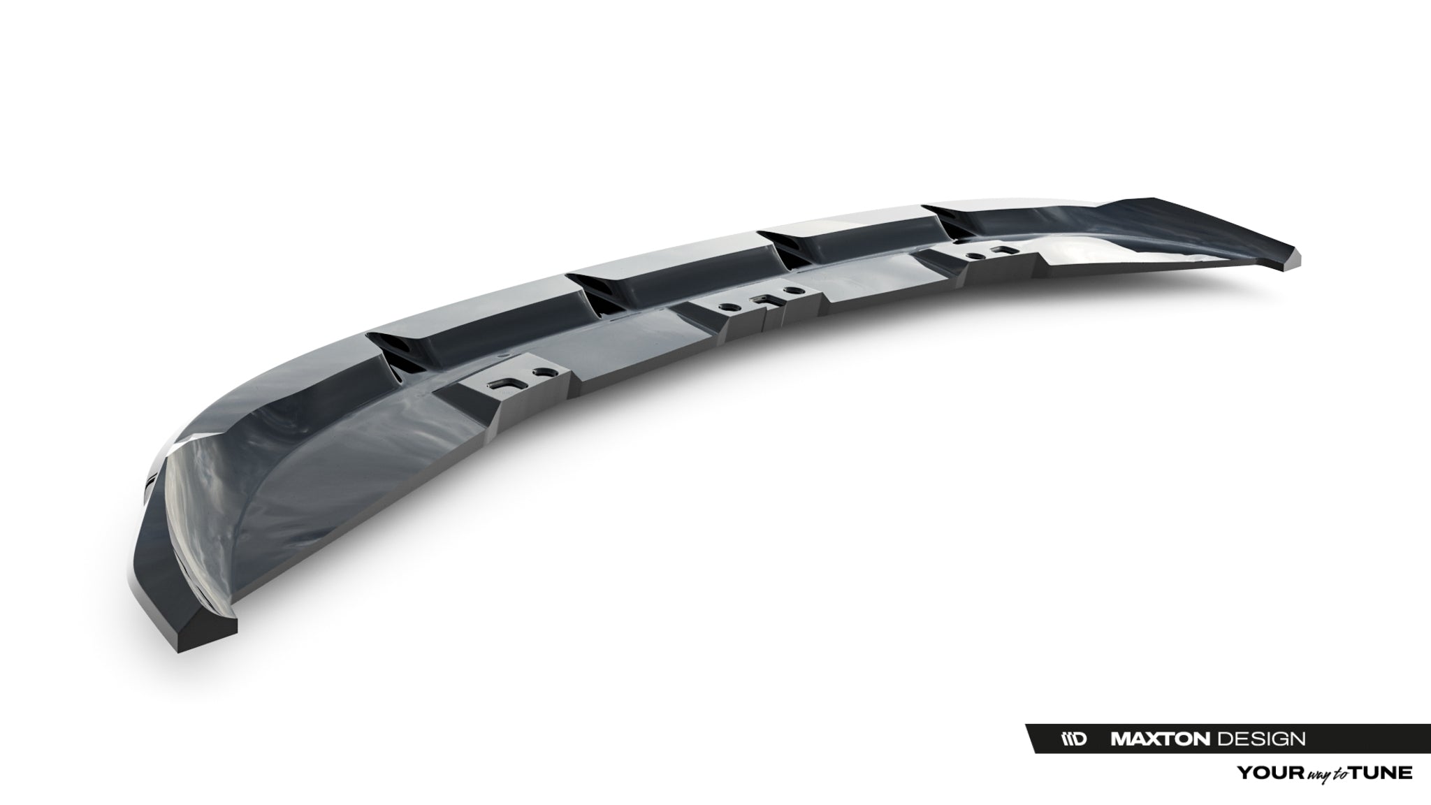 Maxton Design Street+ Mittlerer Diffusor RACE passend für Cupra Born Mk1 schwarz Hochglanz