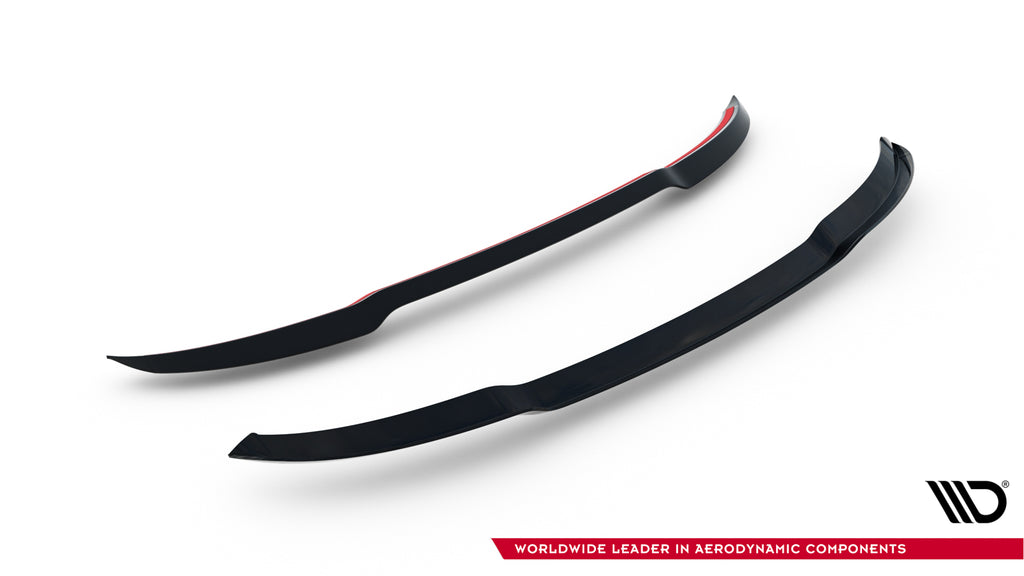 Maxton Design Spoiler CAP passend für Renault Talisman Grandtour schwarz Hochglanz