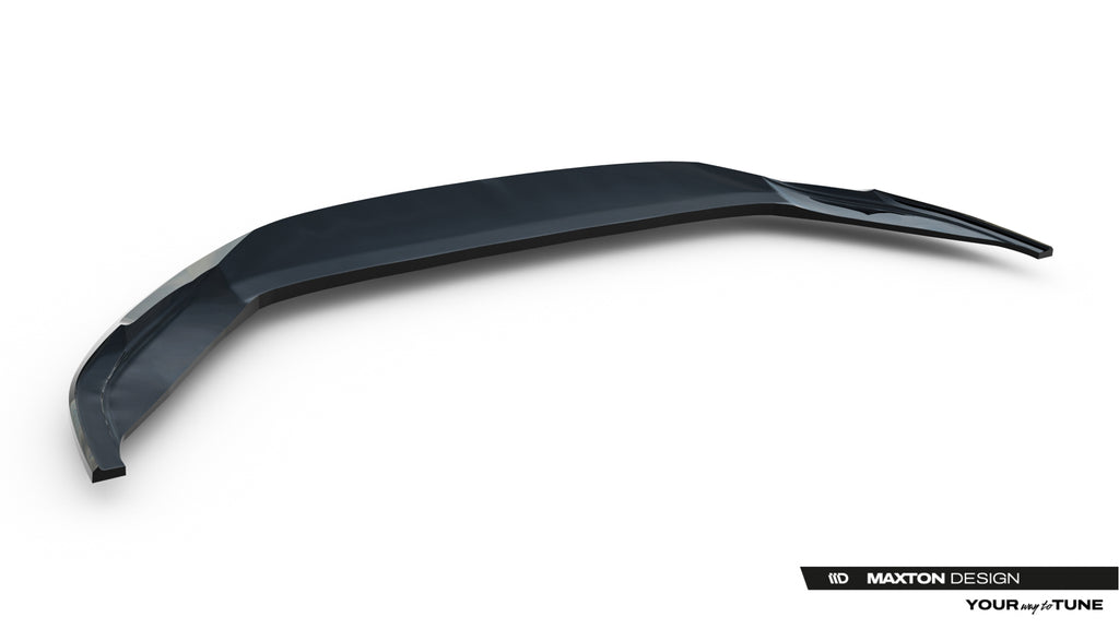 Maxton Design Street+ Spoilerlippe Front Ansatz V.2 passend für VW Jetta GLI Mk7 Facelift 2 schwarz Hochglanz