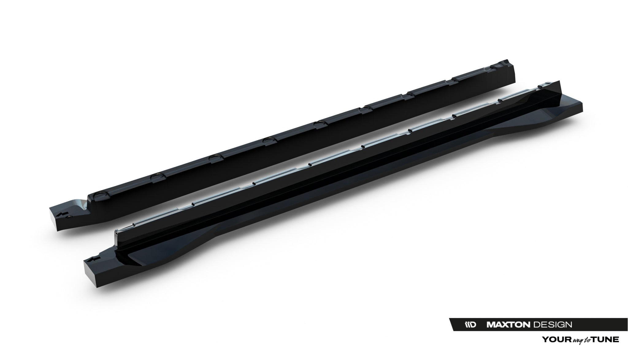 Maxton Design Street+ Seitenschweller Leisten passend für BYD Seal U Mk1 schwarz Hochglanz