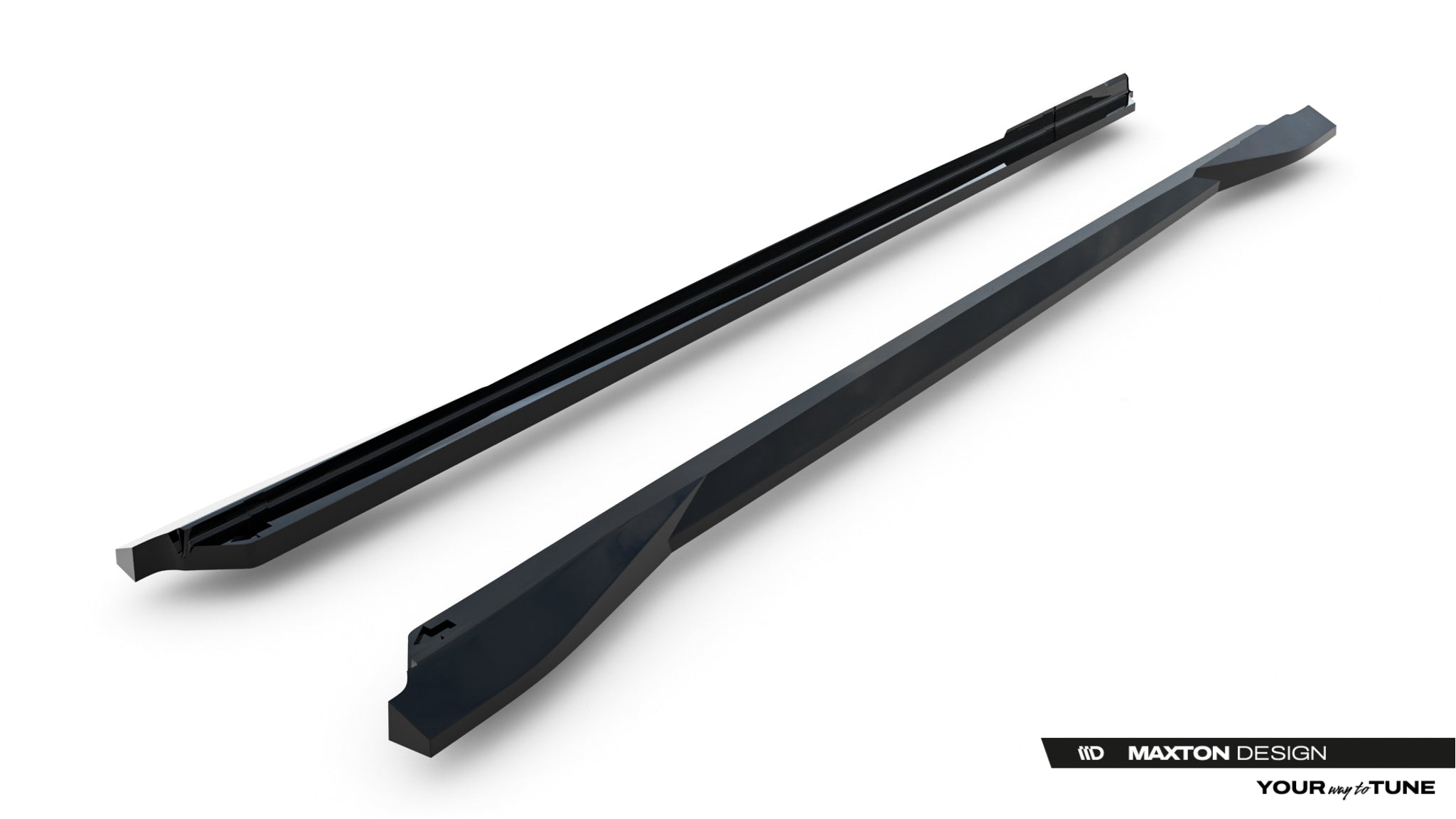 Maxton Design Street+ Seitenschweller Leisten passend für Cupra Terramar Mk1 schwarz Hochglanz
