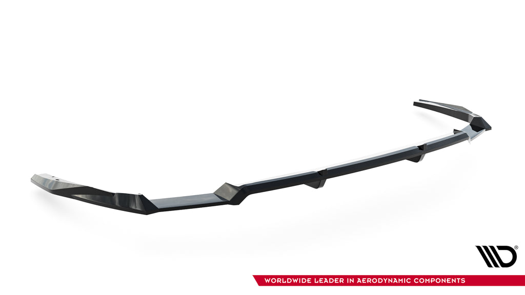 Maxton Design Street+ Mittlerer Diffusor RACE passend für Audi A5 S-Line Limousine / Avant B10 schwarz Hochglanz
