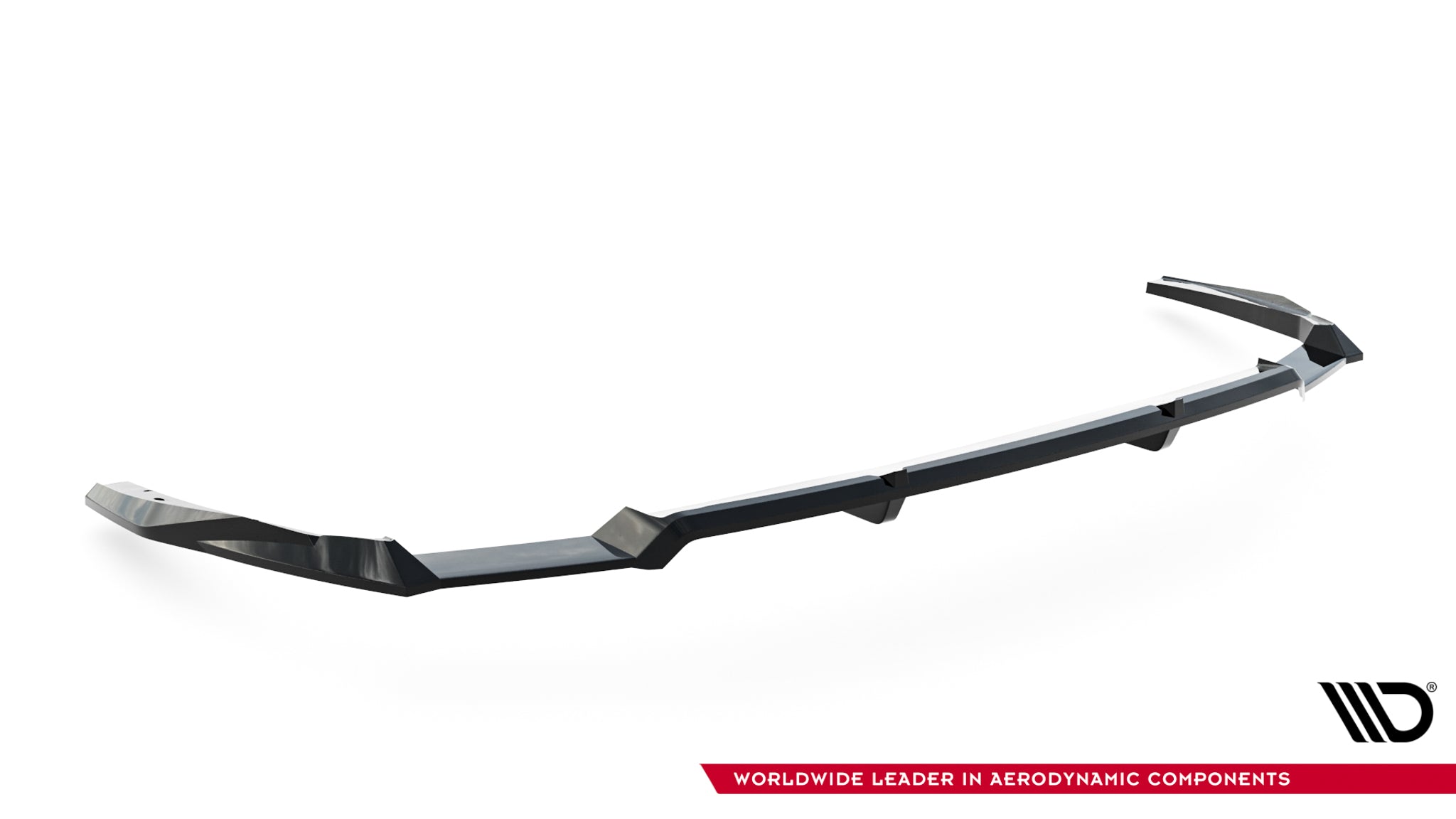 Maxton Design Street+ Mittlerer Diffusor RACE passend für Audi A5 S-Line Limousine / Avant B10 schwarz Hochglanz