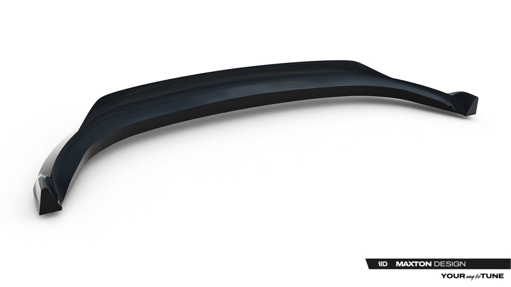 Maxton Design Street+ Spoilerlippe Front Ansatz passend für Tesla Model Y Premium Mk1 Facelift schwarz Hochglanz