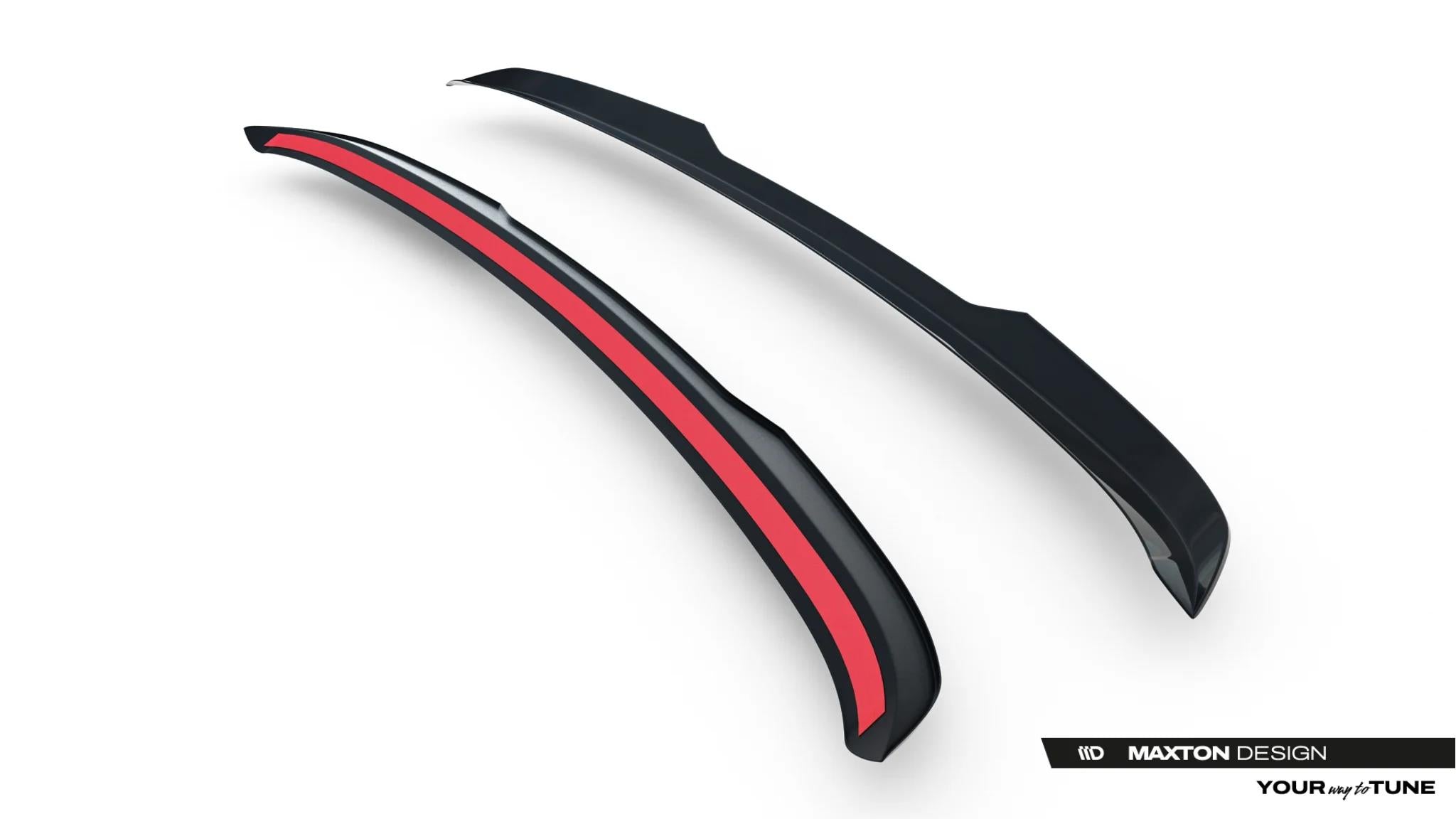 Maxton Design Spoiler CAP passend für Jeep Grand Cherokee L Mk5 schwarz Hochglanz