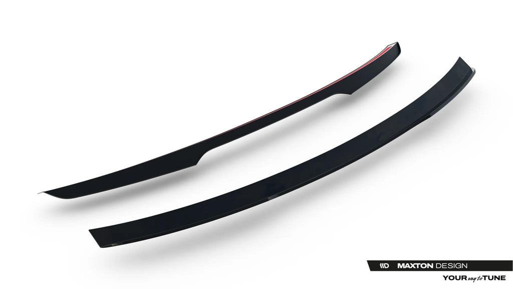 Maxton Design Heckspoiler Lippe Porsche Panamera 4 / 4S E-Hybrid / 4 E-Hybrid 972 Schwarz Hochglanz