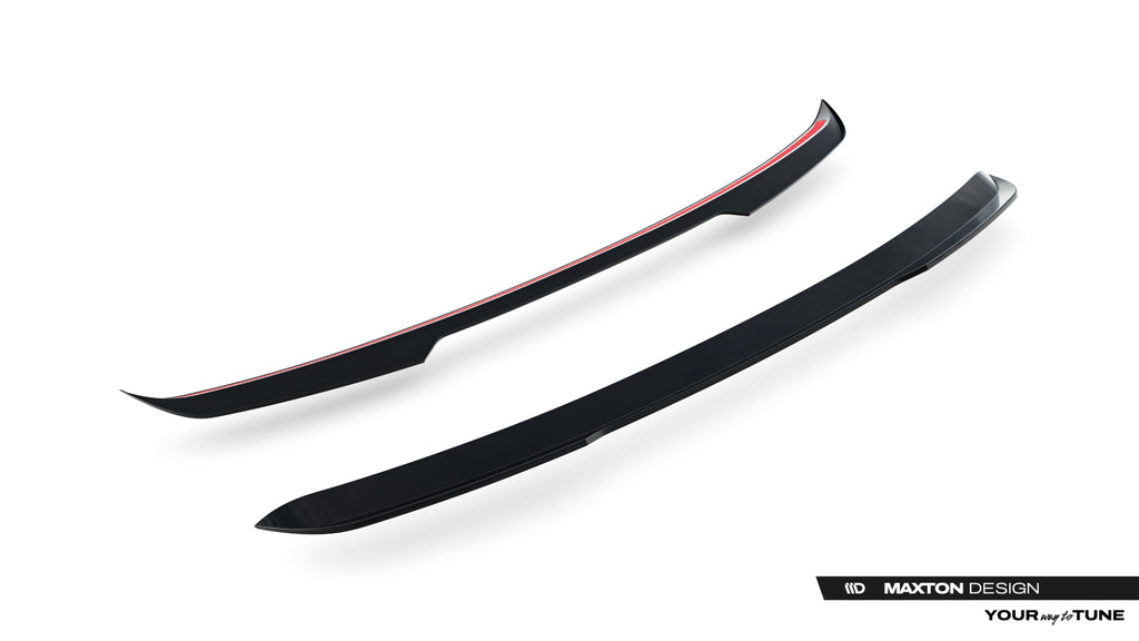 Maxton Design Spoiler CAP passend für Cupra Born Mk1 schwarz Hochglanz