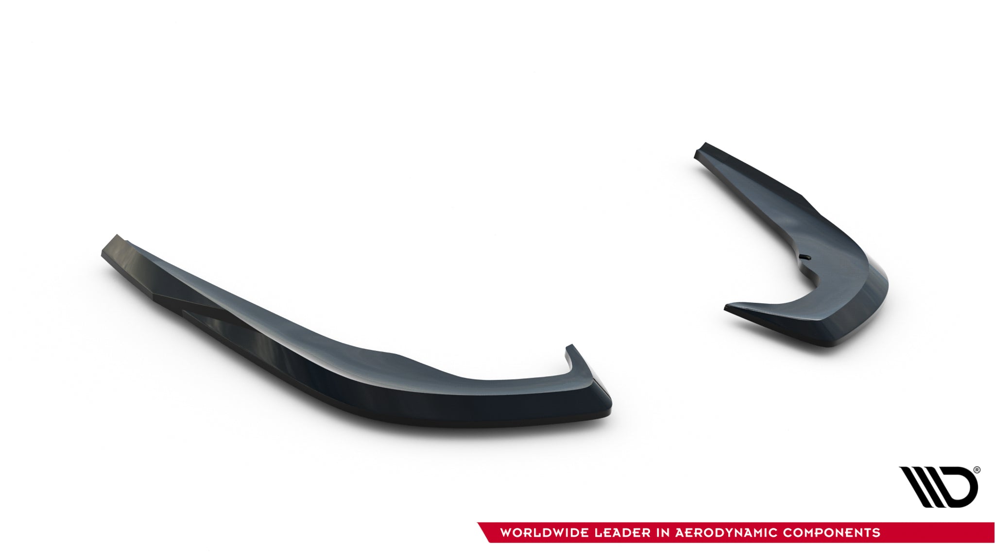 Maxton Design Heck Ansatz Flaps Diffusor passend für Skoda Octavia Liftback / Combi Mk4 Facelift schwarz Hochglanz