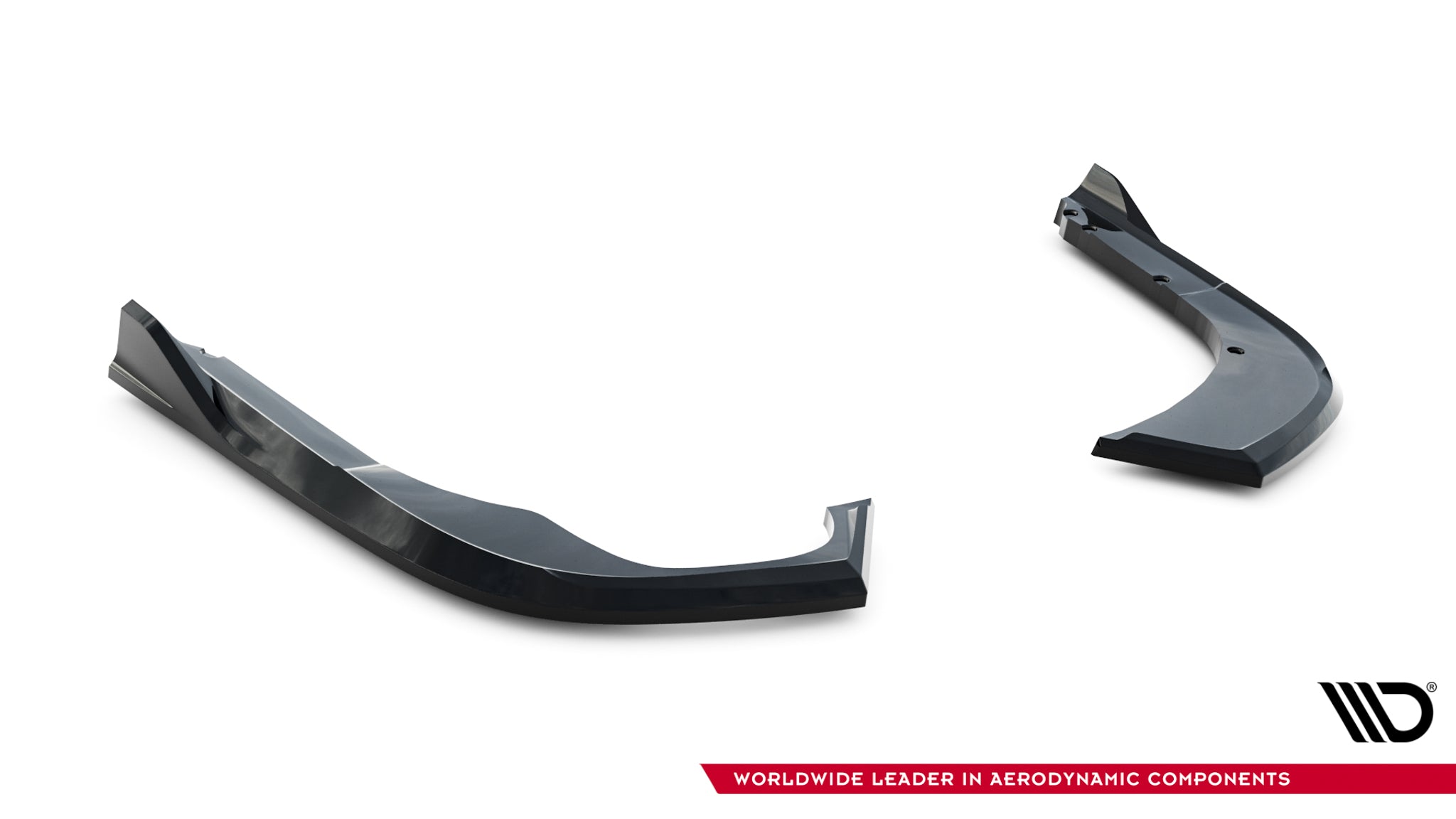 Maxton Design Heck Ansatz Flaps Diffusor V.2 passend für Skoda Superb Sportline Mk4 schwarz Hochglanz