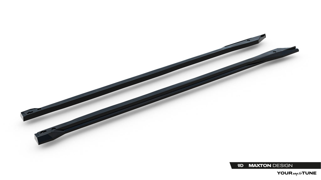 Maxton Design Street+ Seitenschweller Leisten passend für Lexus IS 500 Mk3 Facelift 2 (XE30) schwarz Hochglanz