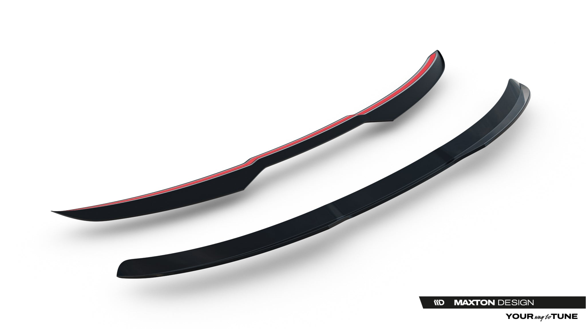 Maxton Design Heckspoiler Lippe Opel Grandland Mk1 Schwarz Hochglanz