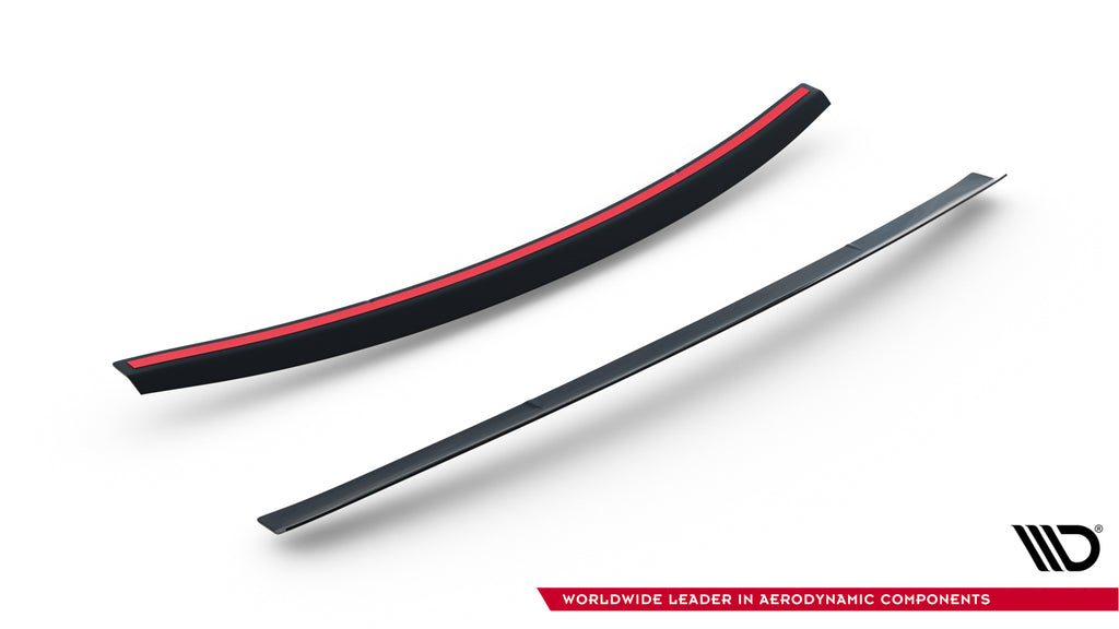 Maxton Design Spoiler CAP passend für Ford Focus RS Mk2 schwarz Hochglanz