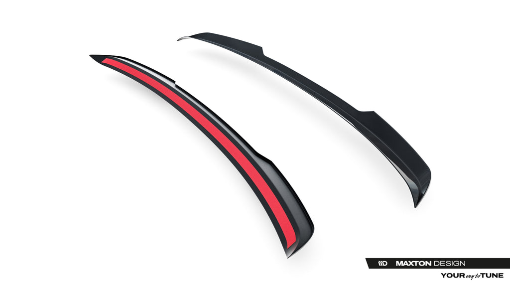 Maxton Design Spoiler CAP passend für Cupra Born Mk1 schwarz Hochglanz