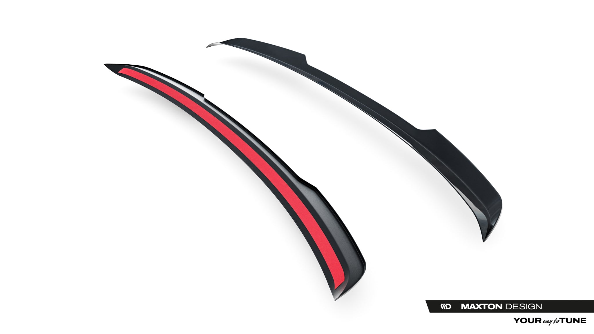 Maxton Design Spoiler CAP passend für Cupra Born Mk1 schwarz Hochglanz
